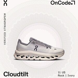 On Cloudtilt Men's Athletic Shoes - Rock Ivory
